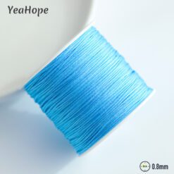 Handmade Bead Cord  Blue Series  72# Nylon 0.8Mm 49 Yards